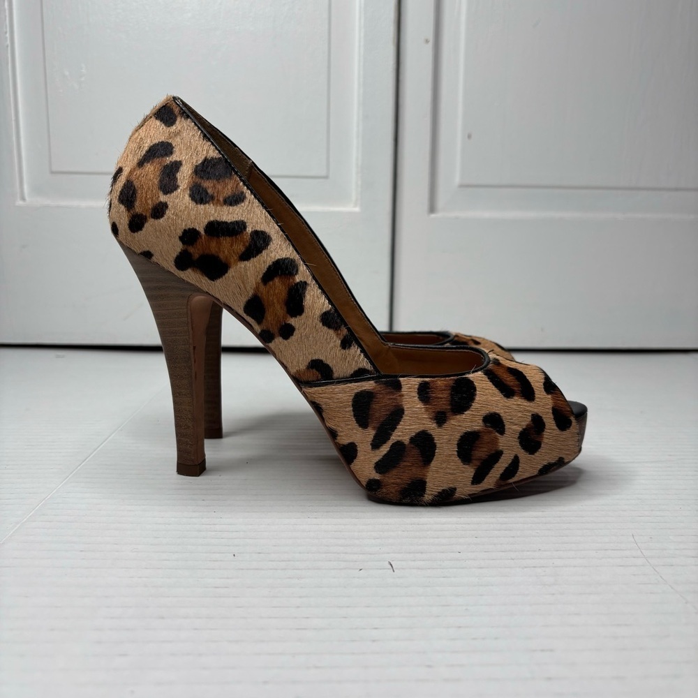 Steven By Steve Madden Leopard Print Calf Hairpee… - image 2